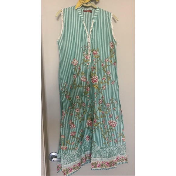 Anthropologie Tops - Khaadi Pret Tunic Kurti Dress Top / Phool